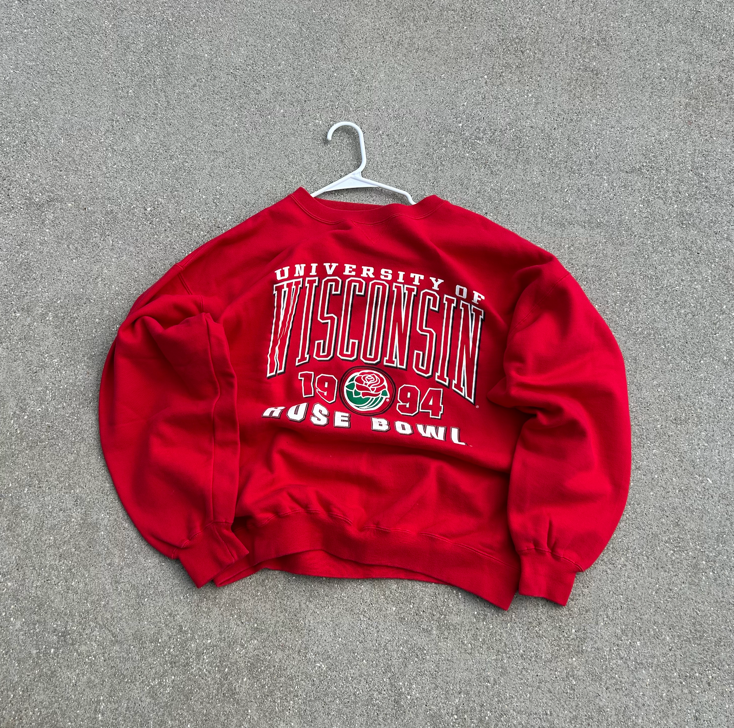 Vintage College Football Sweatshirt - L