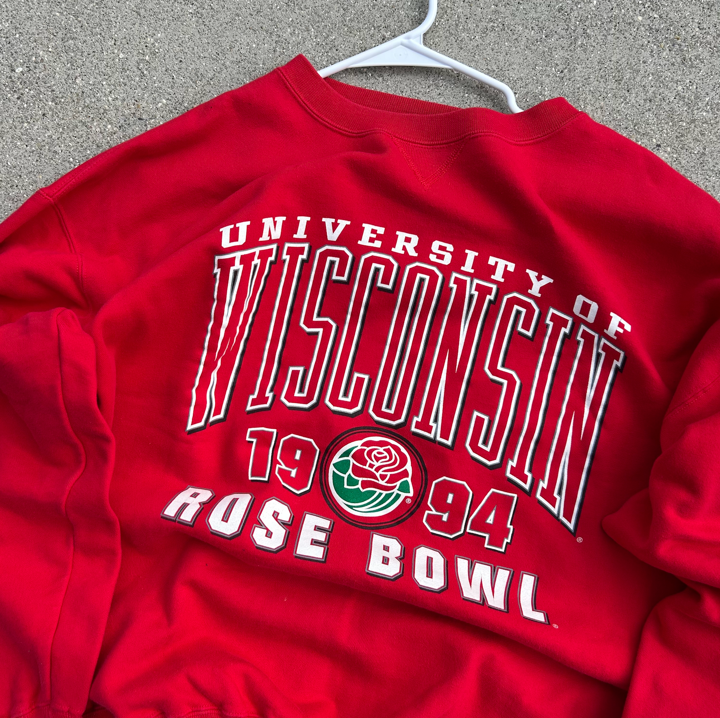Vintage College Football Sweatshirt - L