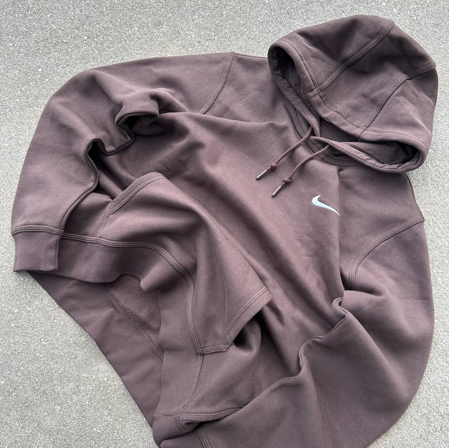 Mocha Brown Nike Hoodie - M