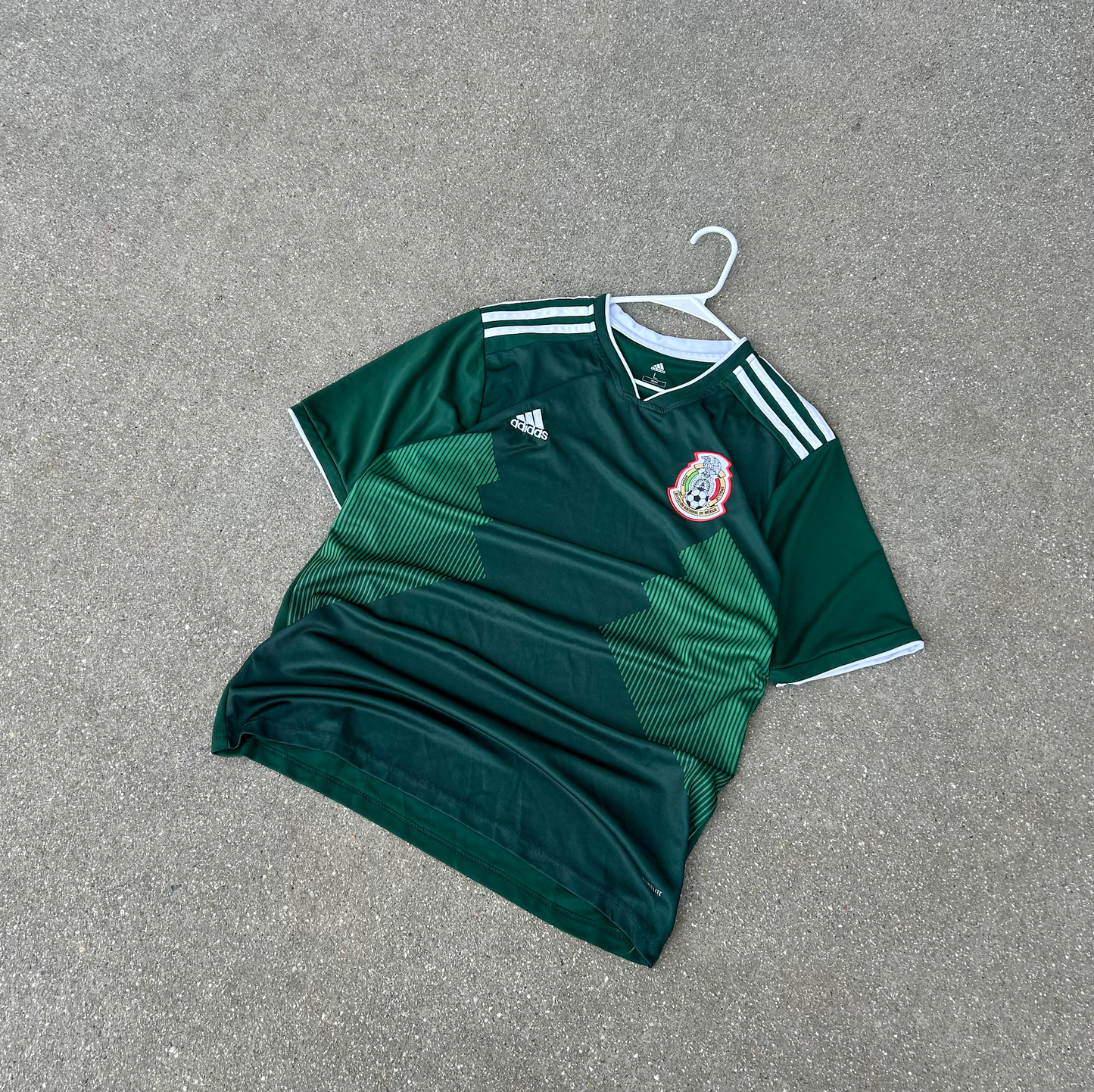 Adidas Green Mexico Soccer Jersey - L