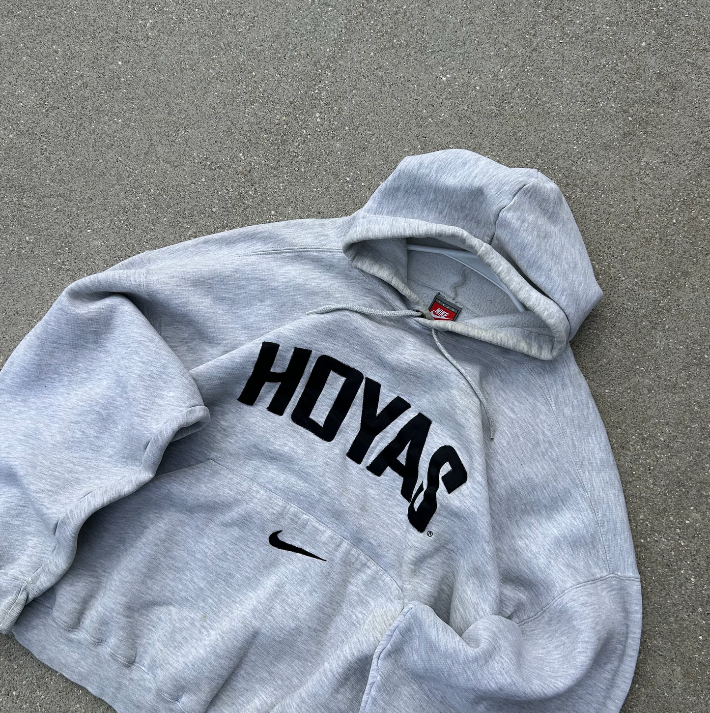 Vintage Nike Center Swoosh College Hoodie - XL