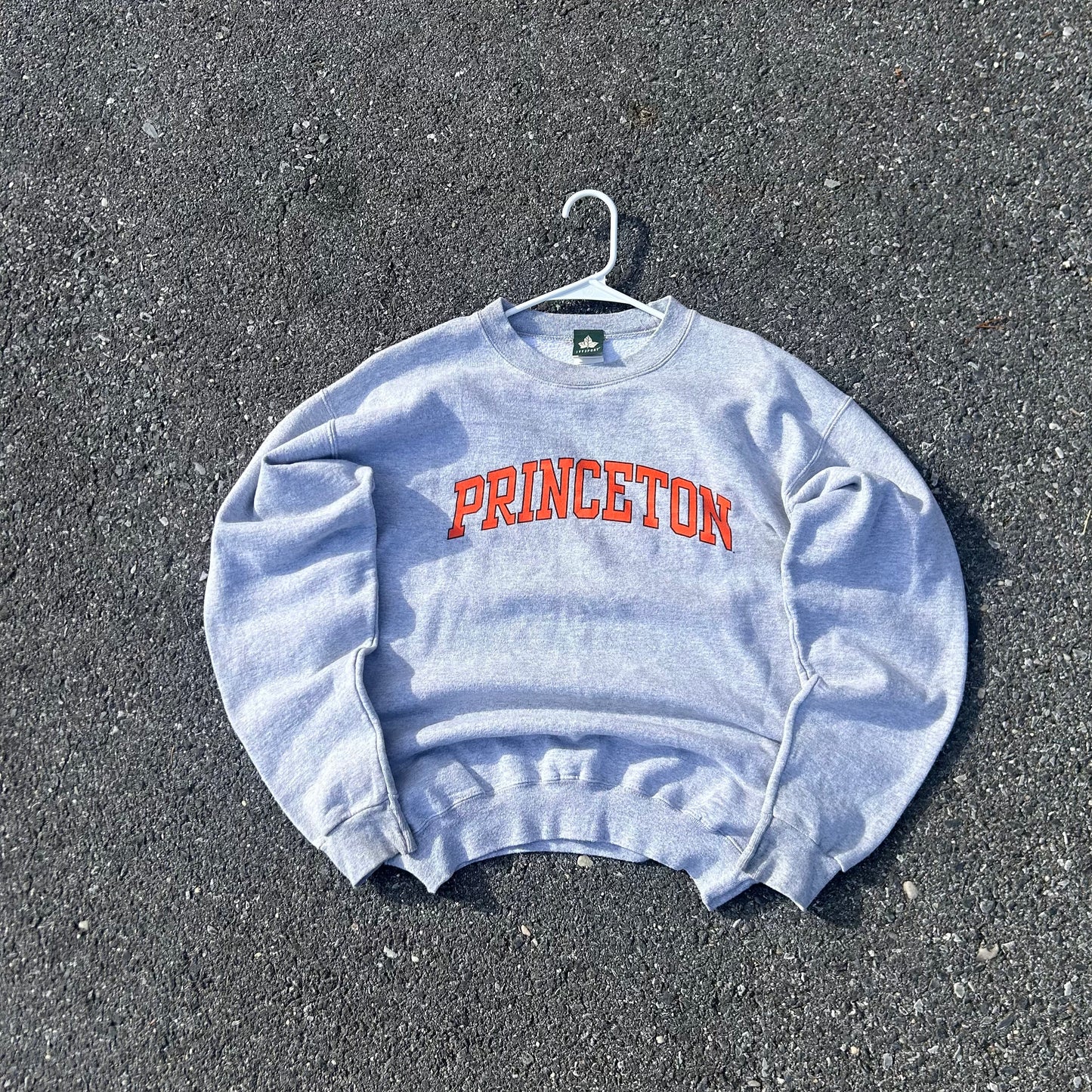 Vintage Grey Princeton College Sweatshirt - S