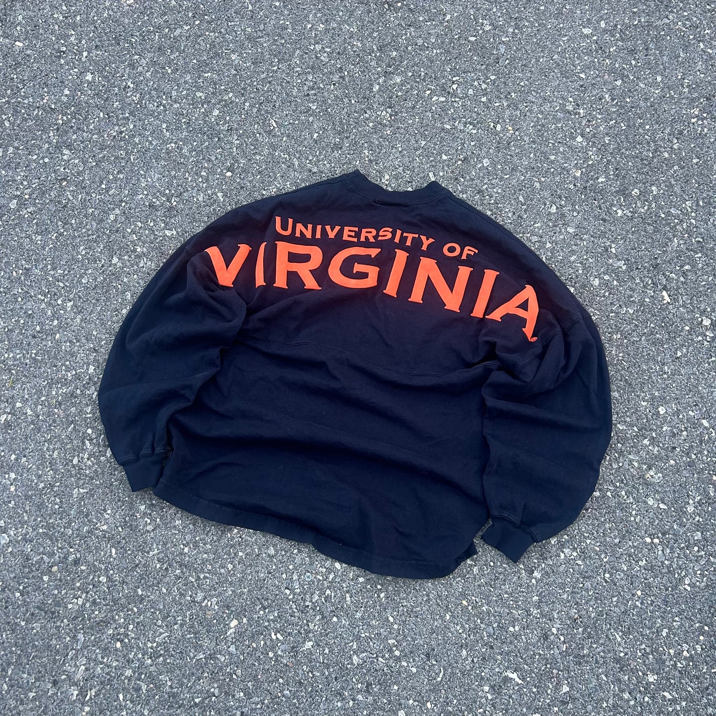 Vintage Navy & Orange UVA Sweatshirt - S