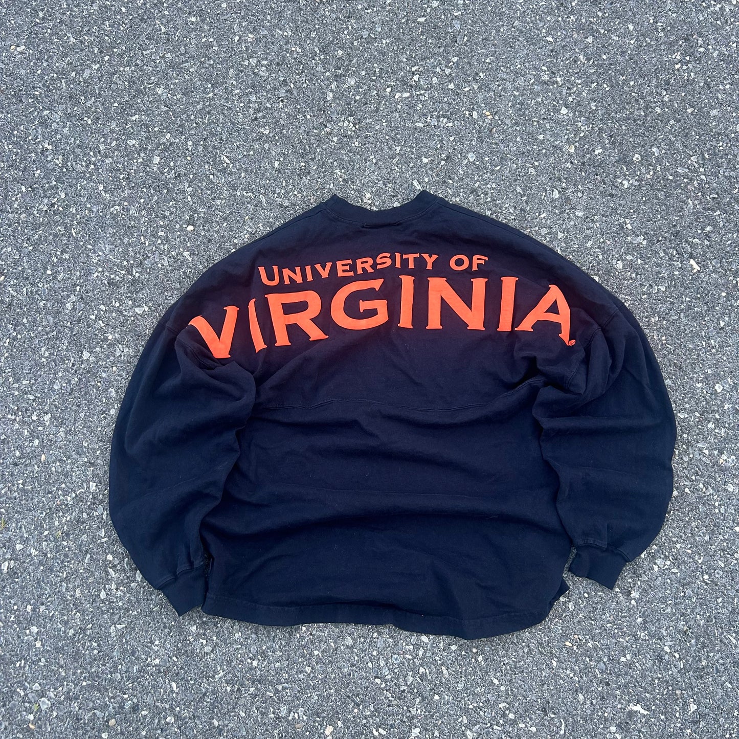 Vintage Navy & Orange UVA Sweatshirt - S