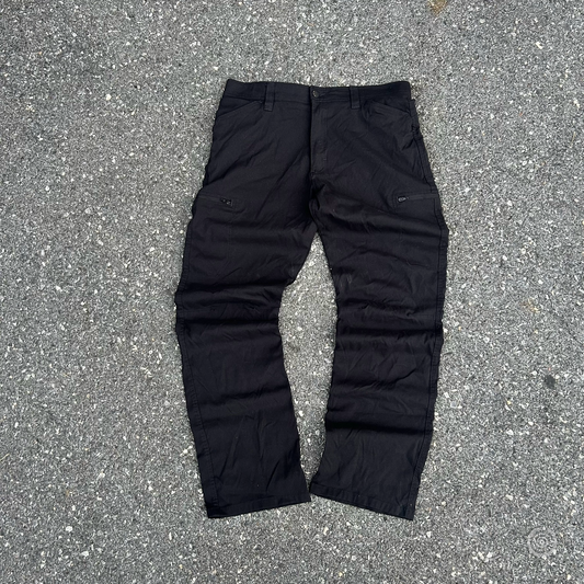 Black Cargo Pants - 33x30