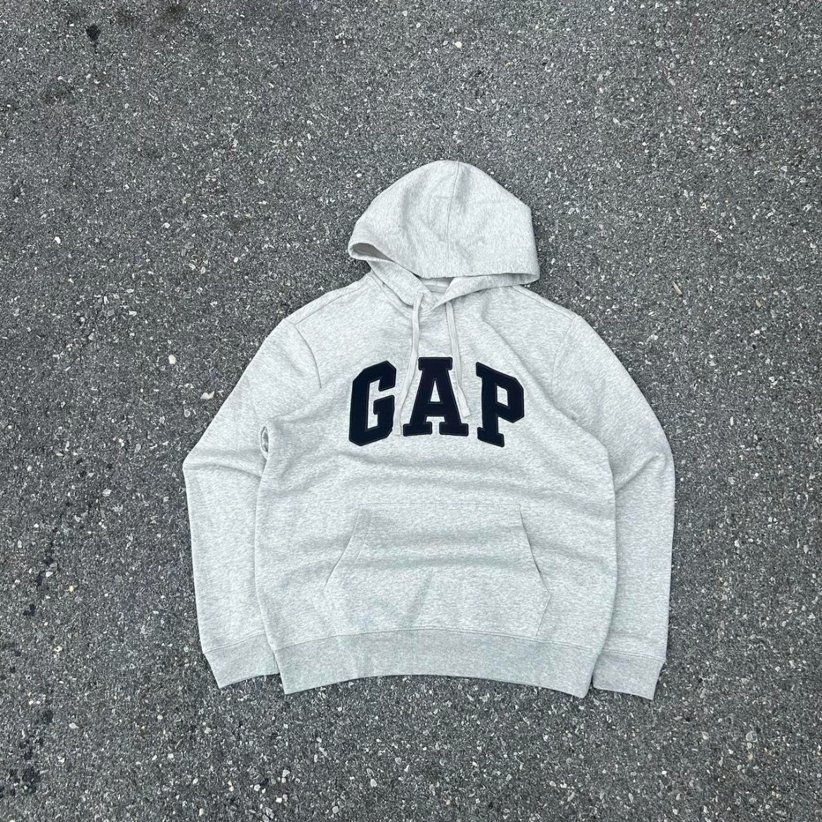 Vintage Grey Gap Hoodie - M