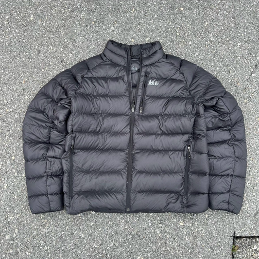 Black Puffer Jacket - XL