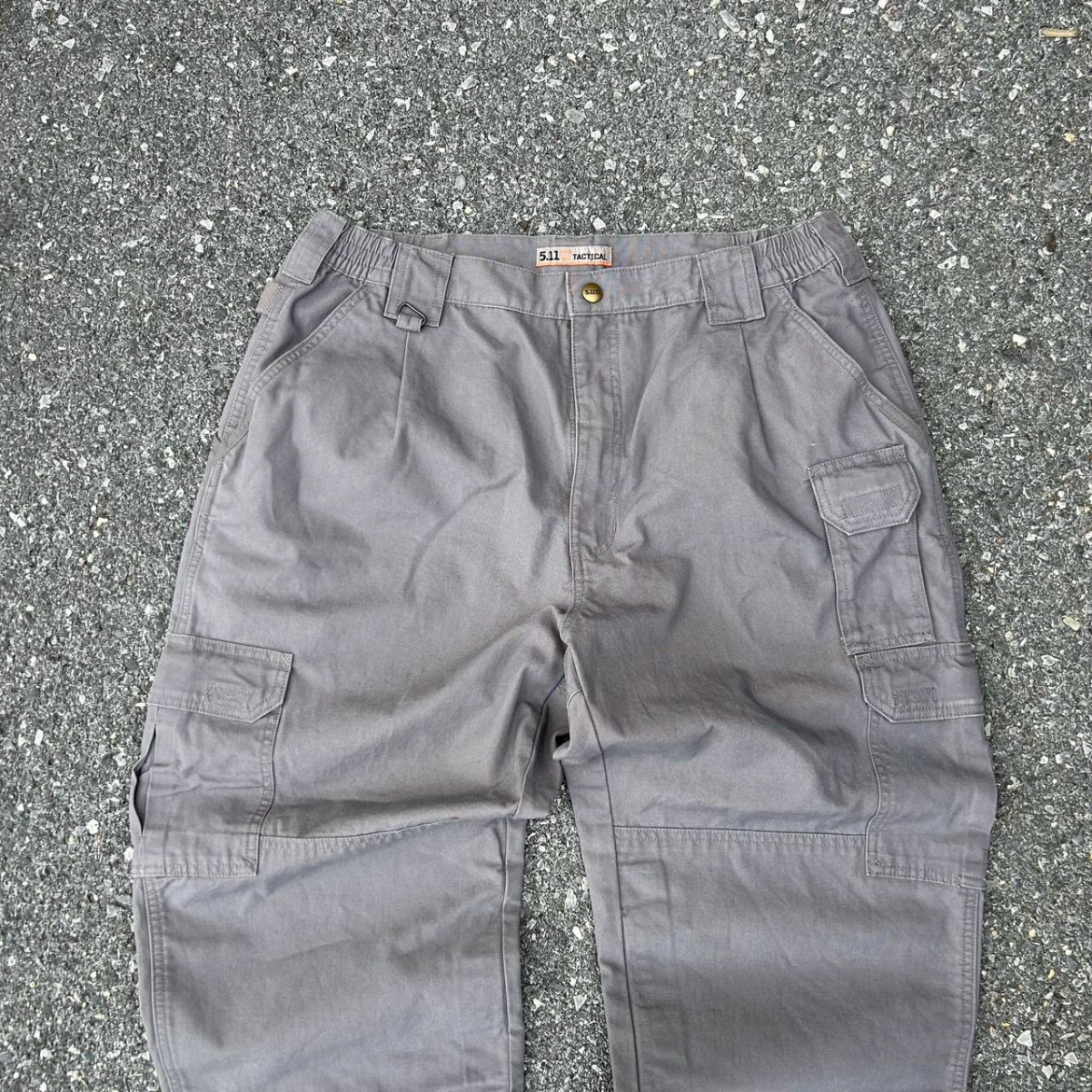 Vintage Grey Cargo Pants - 36