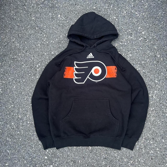 Adidas Black Phillies Hockey Hoodie - S