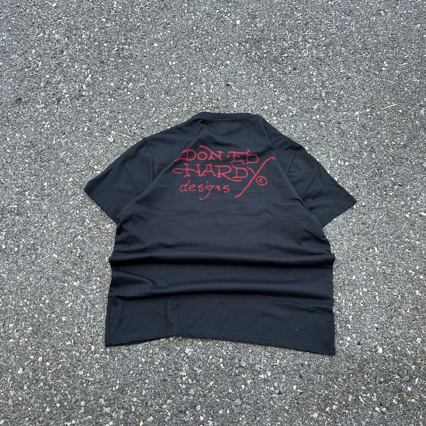 Y2K 2000s Ed Hardy Graphic Tee - M