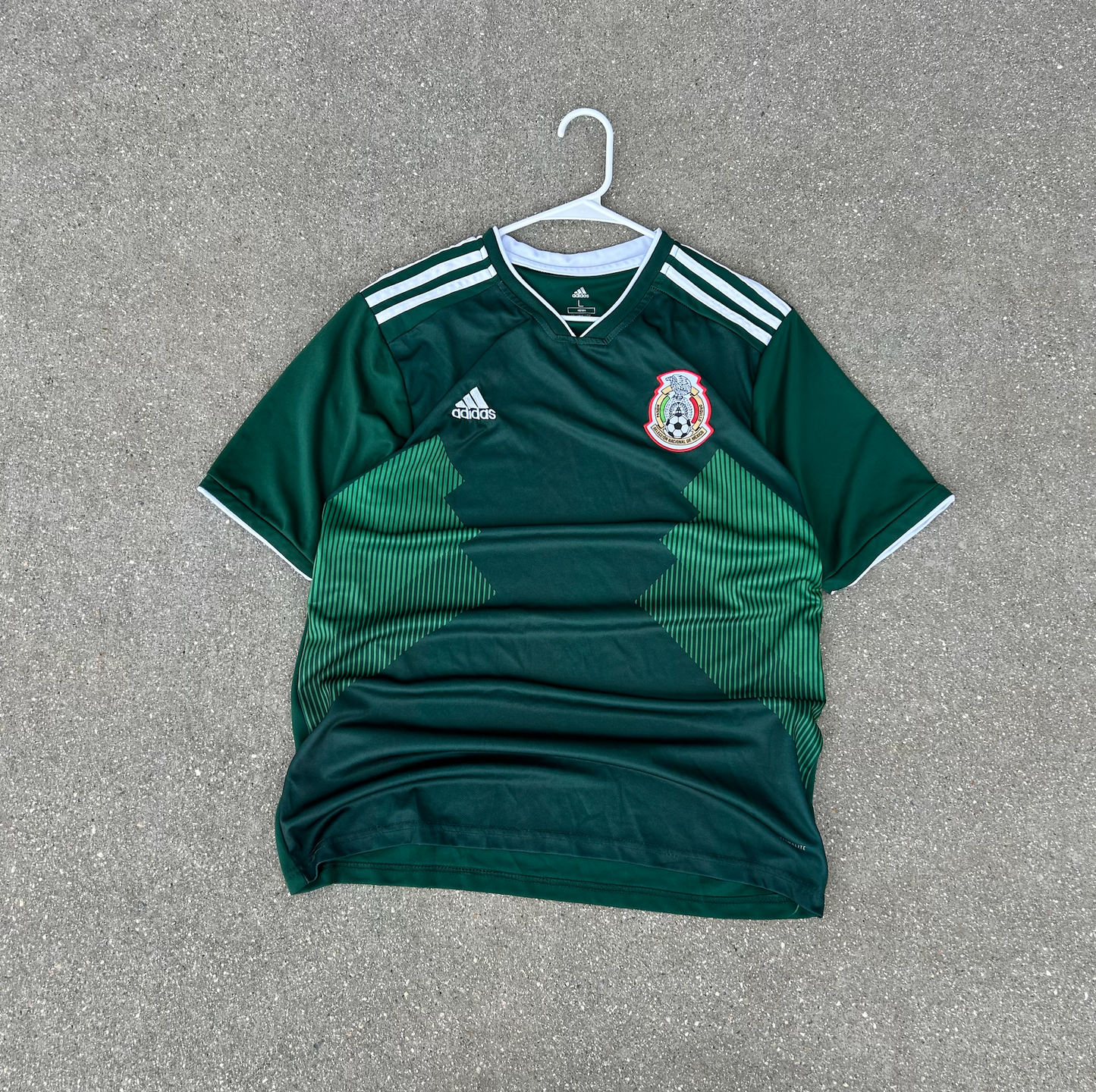 Adidas Green Mexico Soccer Jersey - L