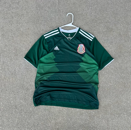 Adidas Green Mexico Soccer Jersey - L